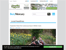 Tablet Screenshot of burymercury.co.uk